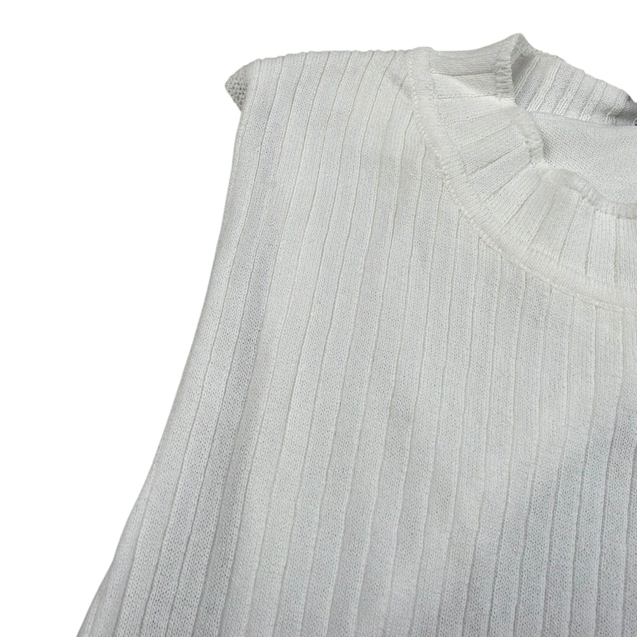 Manila Grace Canotta Tinta Unita con Scollo Posteriore per Bambina MG2677 BIANCO MANILA GRACE 