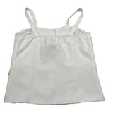 Manila Grace Top Tinta Unita Bretelline per Bambina MG2753 PANNA MANILA GRACE 