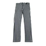 Manuel & Frank Pantalone Tinta Unita con Stampa A Righe per Bambino MF1192R BLU MANUEL & FRANK 