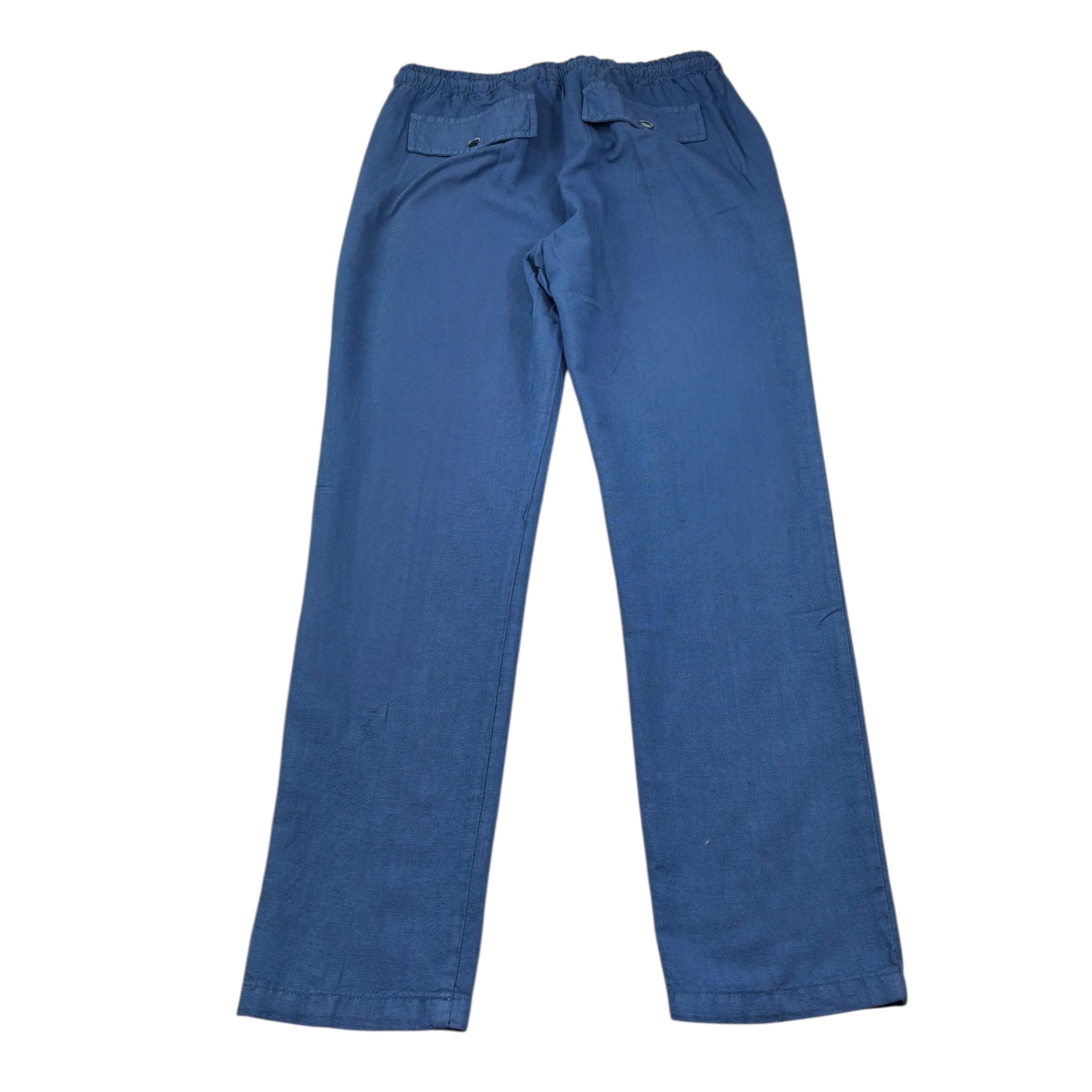 Manuel & Frank Pantalone Tinta Unita con Elastico In Vita per Bambino MF1199R BLU MANUEL & FRANK 