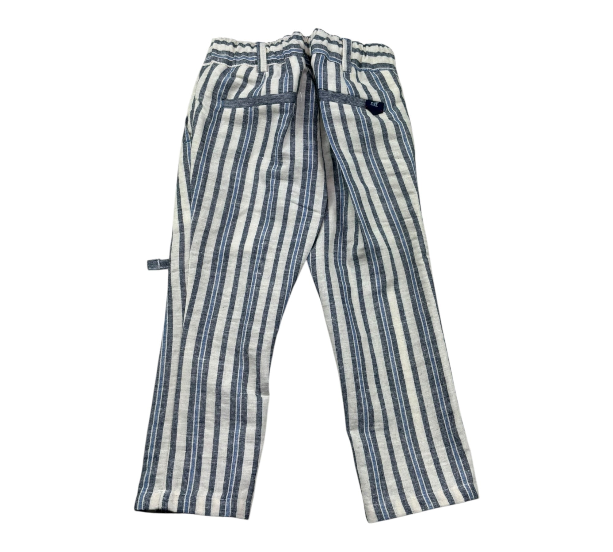 Manuel & Frank Pantalone Fantasia A Righe con Elastico In Vita per Neonato MF1410BN BEIGE MANUEL & FRANK 