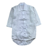 Manuel & Frank Camicia Tinta Unita Manica Lunga Modello Body per Neonato MF3177I BIANCO MANUEL & FRANK 
