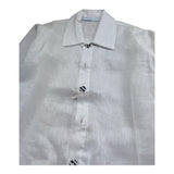 Manuel & Frank Camicia Tinta Unita Manica Lunga Modello Body per Neonato MF3177I BIANCO MANUEL & FRANK 