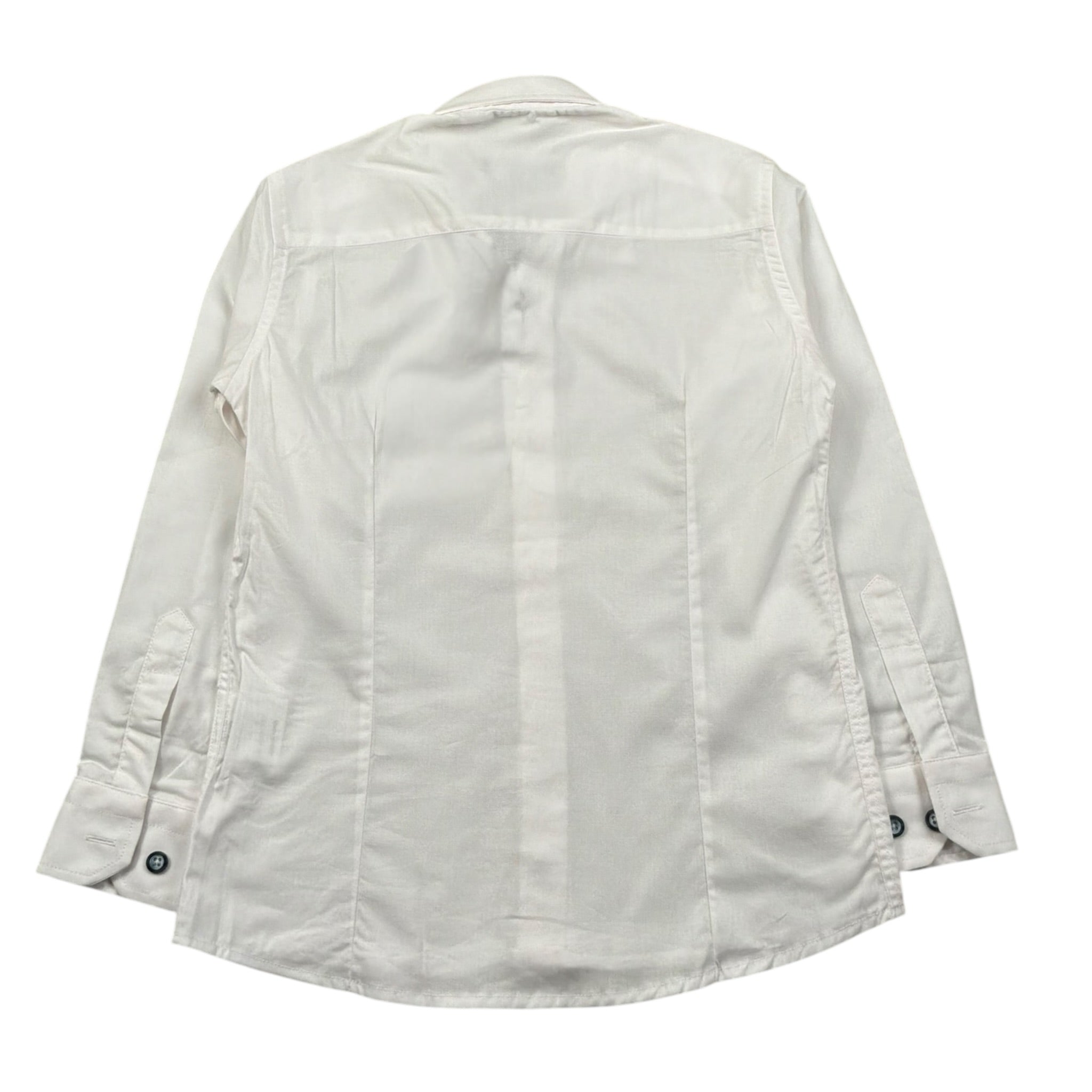 Manuel & Frank Camicia Manica Lunga Tinta Unita per Bambino MF3306B BIANCO MANUEL & FRANK 