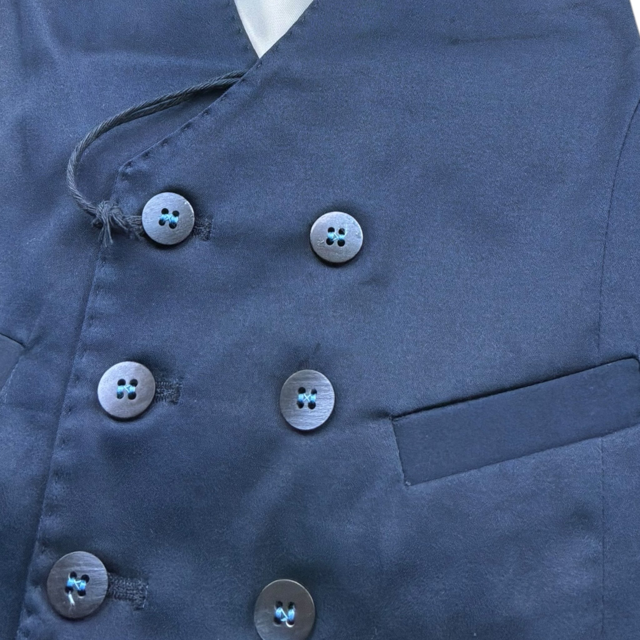 Manuel & Frank Gilet Tinta Unita  per Bambino MF5012BJ BLU MANUEL & FRANK 