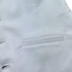 Manuel & Frank Gilet Tinta Unita con Fantasia per Bambino MF5140R BIANCO MANUEL & FRANK 