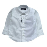 Manuel & Frank Camicia Tinta Unita Manica Lunga per Neonato MP3350N BIANCO MANUEL & FRANK 