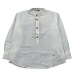 Manuel Ritz Camicia Manica Lunga tinta unita Collo Coreano Panna per Bambino MR2217J PANNA MANUEL RITZ 