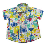 Manuel Ritz Camicia Mezza Manica Stampa Fantasia Bianco per Neonato MR2587 BIANCO MANUEL RITZ 