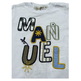 Manuel Ritz T-Shirt tinta unita On Stampa Bianco per Neonato MR2660 BIANCO MANUEL RITZ 