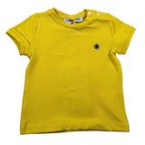 Manuel Ritz T-Shirt Girocollo tinta unita con Logo Giallo per Neonato MR2675 GIALLO MANUEL RITZ 