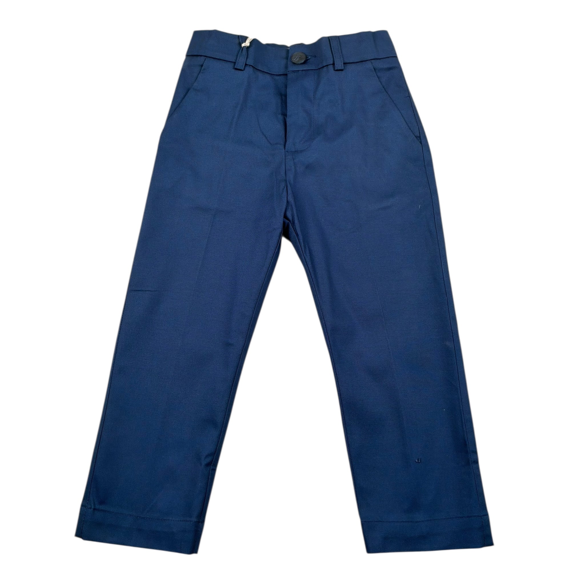 Manuel Ritz Pantalone Tinta Unita con Girovita Regolabile per Bambino MR2870 BLU MANUEL RITZ 