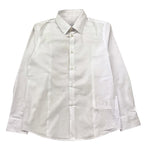 Manuel Ritz Camicia Manica Lunga Tinta Unita con Logo per Bambino MR2900 BIANCO MANUEL RITZ 