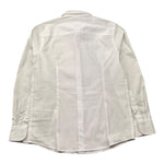 Manuel Ritz Camicia Manica Lunga Tinta Unita con Logo per Bambino MR2900 BIANCO MANUEL RITZ 