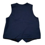 Manuel Ritz Gilet tinta unita con Bottoni Blu per Bambino MR2929 BLU MANUEL RITZ 