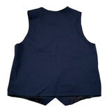 Manuel Ritz Gilet tinta unita con Bottoni Blu per Bambino MR2929 BLU MANUEL RITZ 