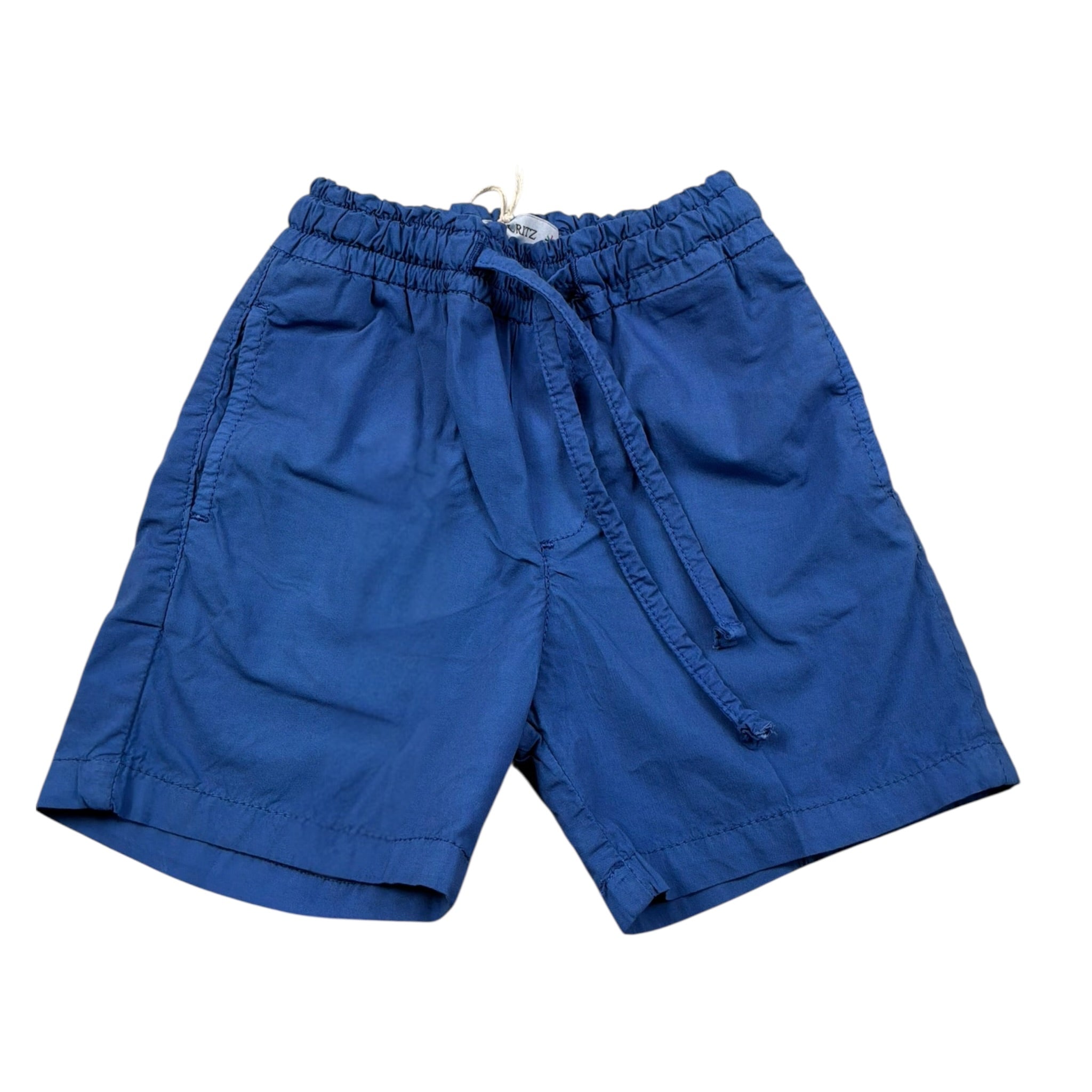 Manuel Ritz Bermuda tinta unita con Elastico In Vita Blu per Neonato MR3019X BLU MANUEL RITZ 
