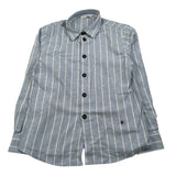 Manuel Ritz Camicia Manica Lunga tinta unita Azzurro per Bambino MR3037 AZZURRO MANUEL RITZ 