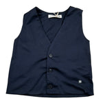 Manuel Ritz Gilet tinta unita con Bottoni Blu per Neonato MR3080N BLU MANUEL RITZ 
