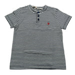 Manuel Ritz T-Shirt Fantasia A Righe Bianco/Blu per Bambino MR3087 BIANCO/BLU MANUEL RITZ 