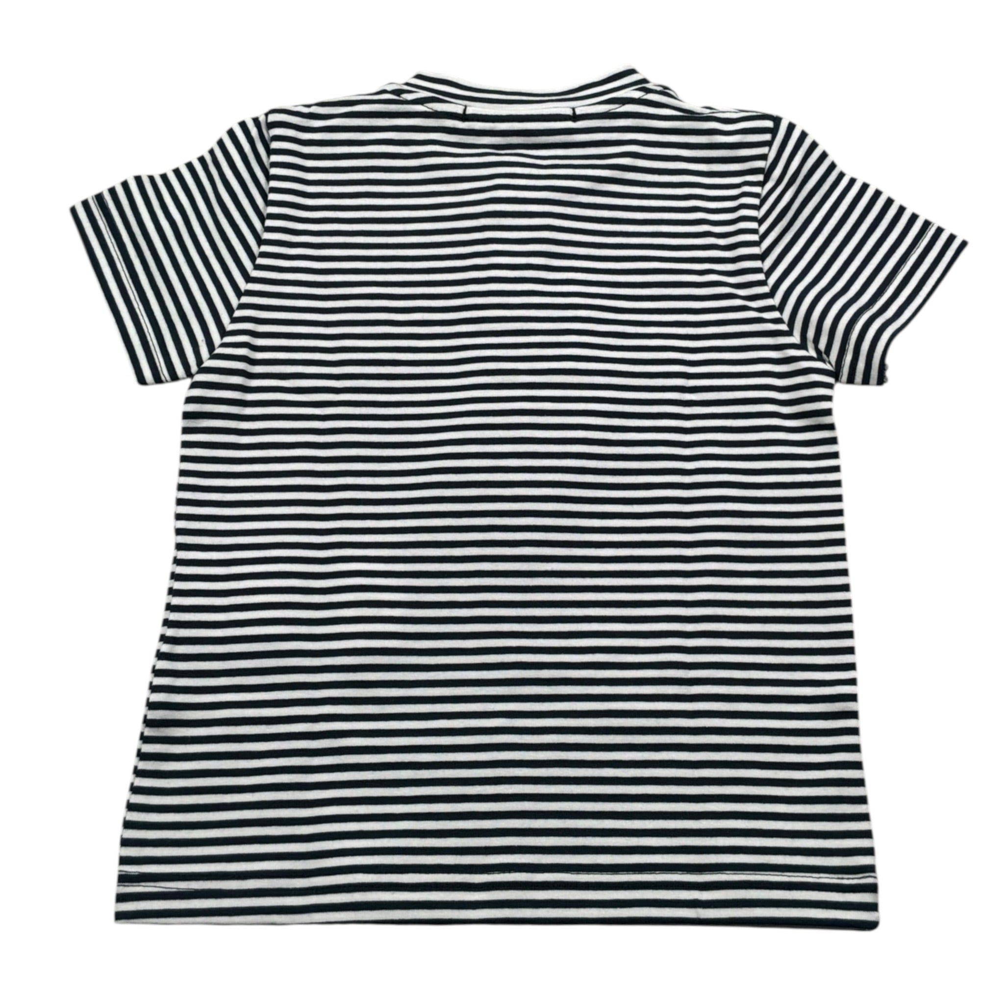 Manuel Ritz T-Shirt Fantasia A Righe Bianco/Blu per Bambino MR3087 BIANCO/BLU MANUEL RITZ 