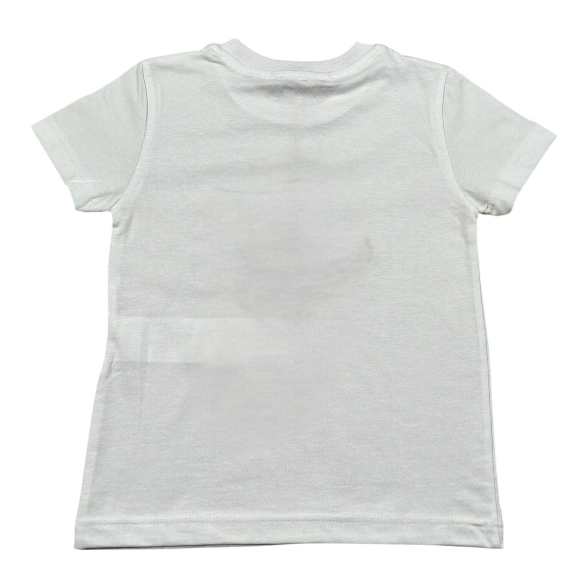Manuel Ritz T-Shirt Girocollo Tinta Unita con Stampa per Neonato MR3107NX BIANCO MANUEL RITZ 