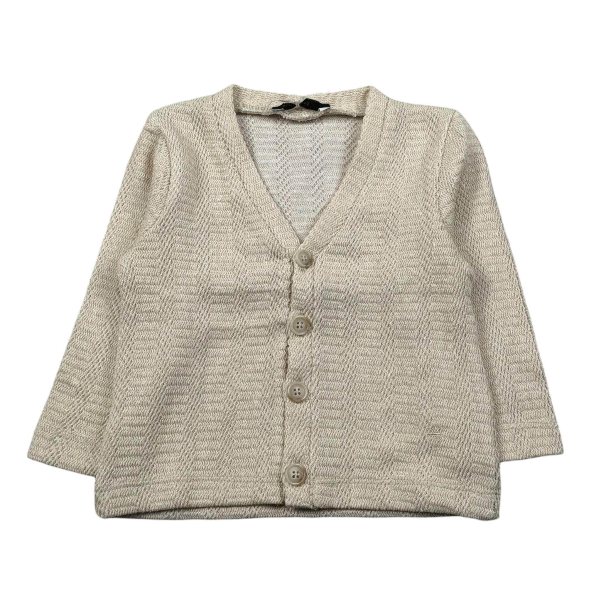 Manuel Ritz Cardigan Tinta Unita Scollo A V per Neonato MR3113N BEIGE MANUEL RITZ 