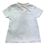 Manuel Ritz T-Shirt Girocollo Tinta Unita con Ricamo per Neonato MR3117N BIANCO MANUEL RITZ 
