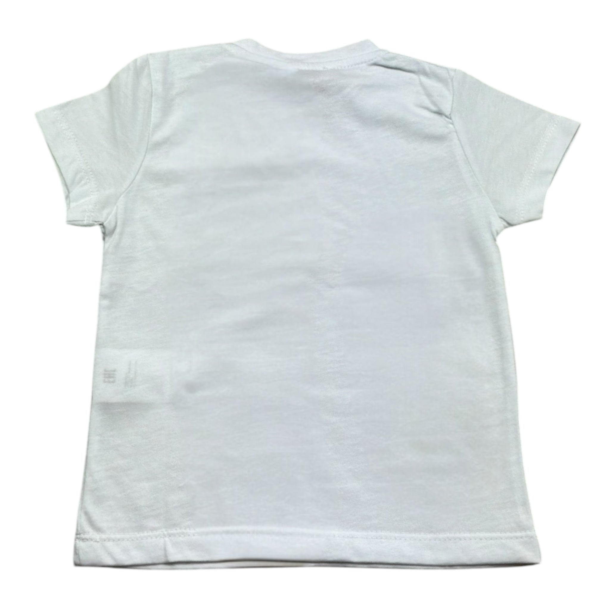 Manuel Ritz T-Shirt Girocollo Tinta Unita con Logo per Neonato MR3120N BIANCO MANUEL RITZ 