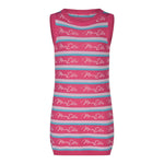 Marc Ellis Abito Giromanica Bicolore con Fantasia A Righe per Bambina JMJDR01203 FUXIA MARC ELLIS 