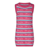 Marc Ellis Abito Giromanica Bicolore con Fantasia A Righe per Bambina JMJDR01203 FUXIA MARC ELLIS 