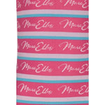 Marc Ellis Abito Giromanica Bicolore con Fantasia A Righe per Bambina JMJDR01203 FUXIA MARC ELLIS 
