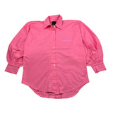Marc Ellis Camicia Manica Lunga tinta unita con Logo Rosa per Bambina JMJSH15131 ROSA MARC ELLIS 