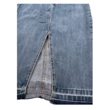 Marc Ellis Gonna In Denim Tinta Unita con Spacco per Bambina JMJSK16843 BLU MARC ELLIS 