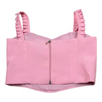 Marc Ellis Top Tinta Unita per Bambina JMJTP01162 ROSA MARC ELLIS 