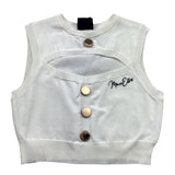Marc Ellis Top Giromanica Tinta Unita con Logo per Bambina JMJTP01252 PANNA MARC ELLIS 