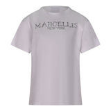 Marc Ellis T-Shirt tinta unita con Stampa Bianco per Bambina JMJTS01208X BIANCO MARC ELLIS 