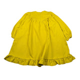 Mariuccia Abito Manica Lunga tinta unita con Applicazione Giallo per Bambina MBFW23V216 GIALLO MARIUCCIA 