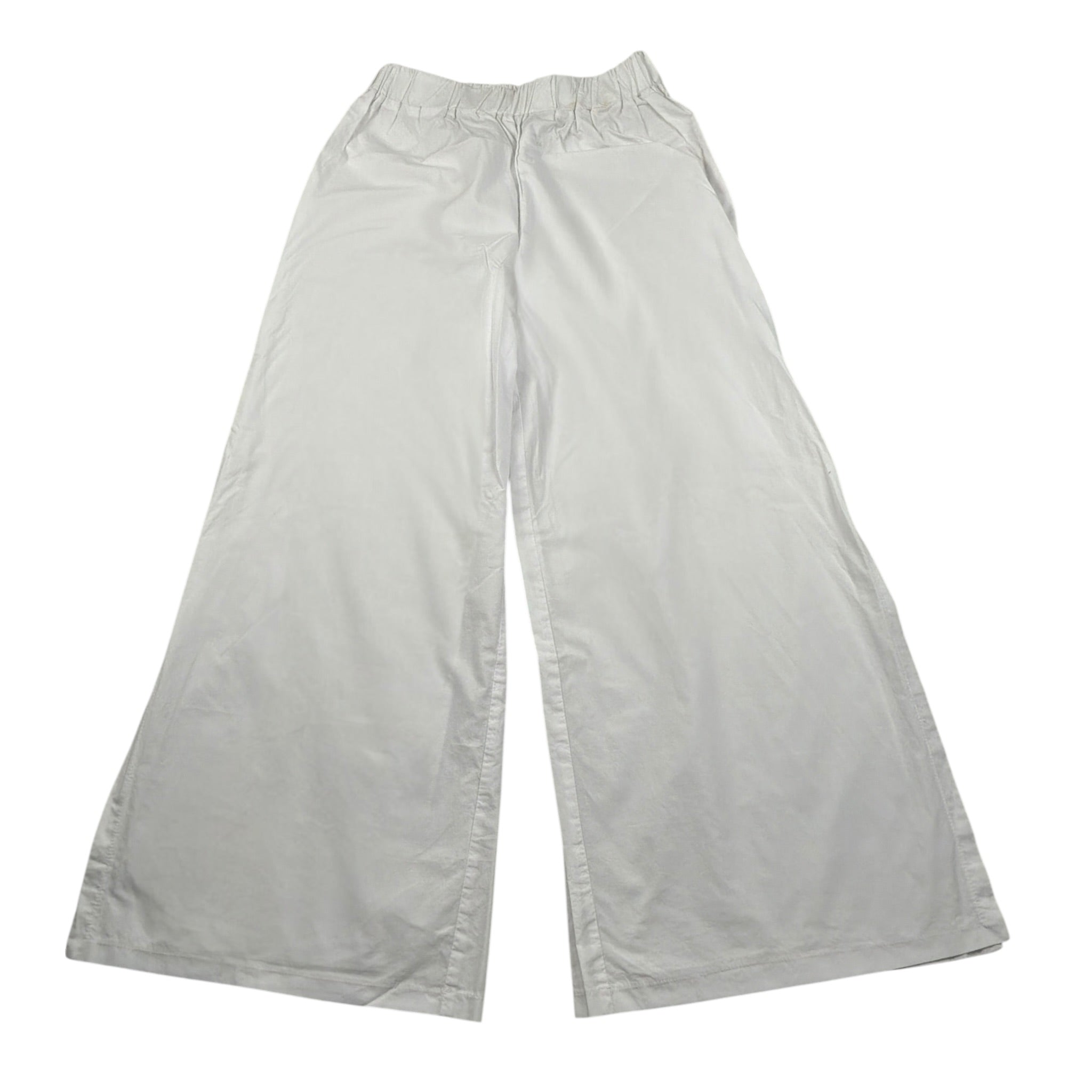 Mariuccia Pantalone tinta unita Modello Palazzo Bianco per Bambina P517 BIANCO MARIUCCIA 