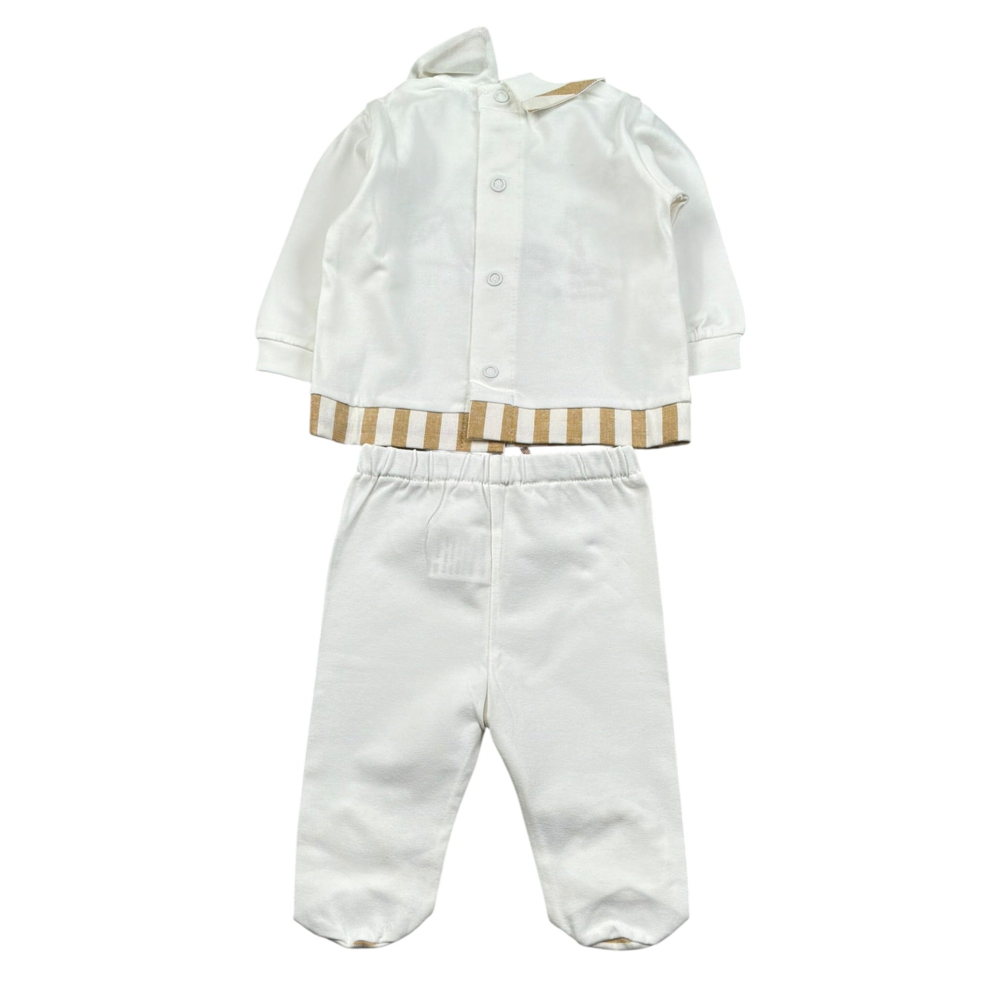 Marlu' Completo 2 Pezzi Maglia-Ghettina per Neonato EL5051 BIANCO MARLU' 