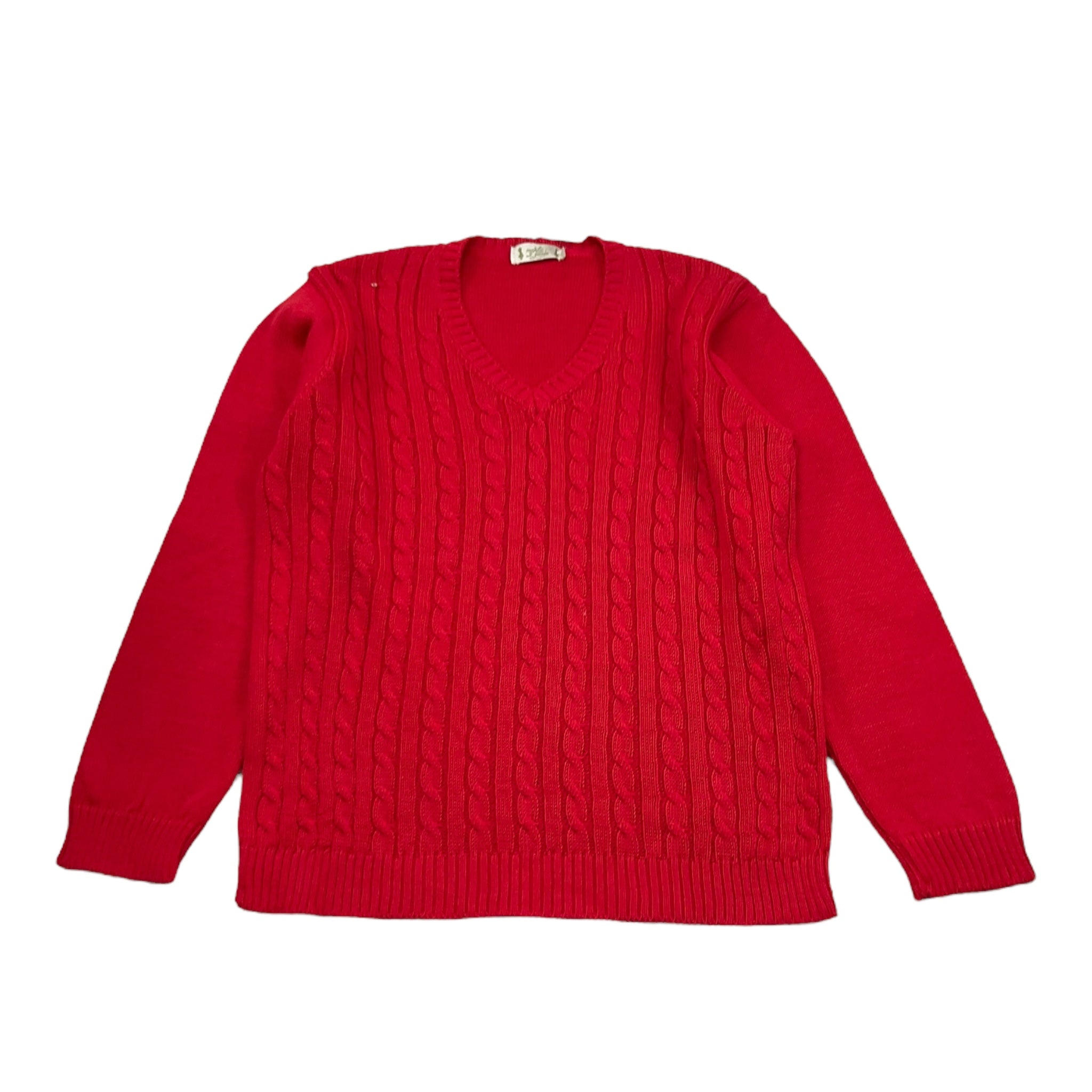 Marta Y Paula Maglia Girocollo Tinta Unita per Bambino 8102 ROSSO MARTA Y PAULA 