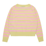 Max Mara Maglia Girocollo Fantasia A Righe per Bambina MX0003 GIALLO MAX MARA 