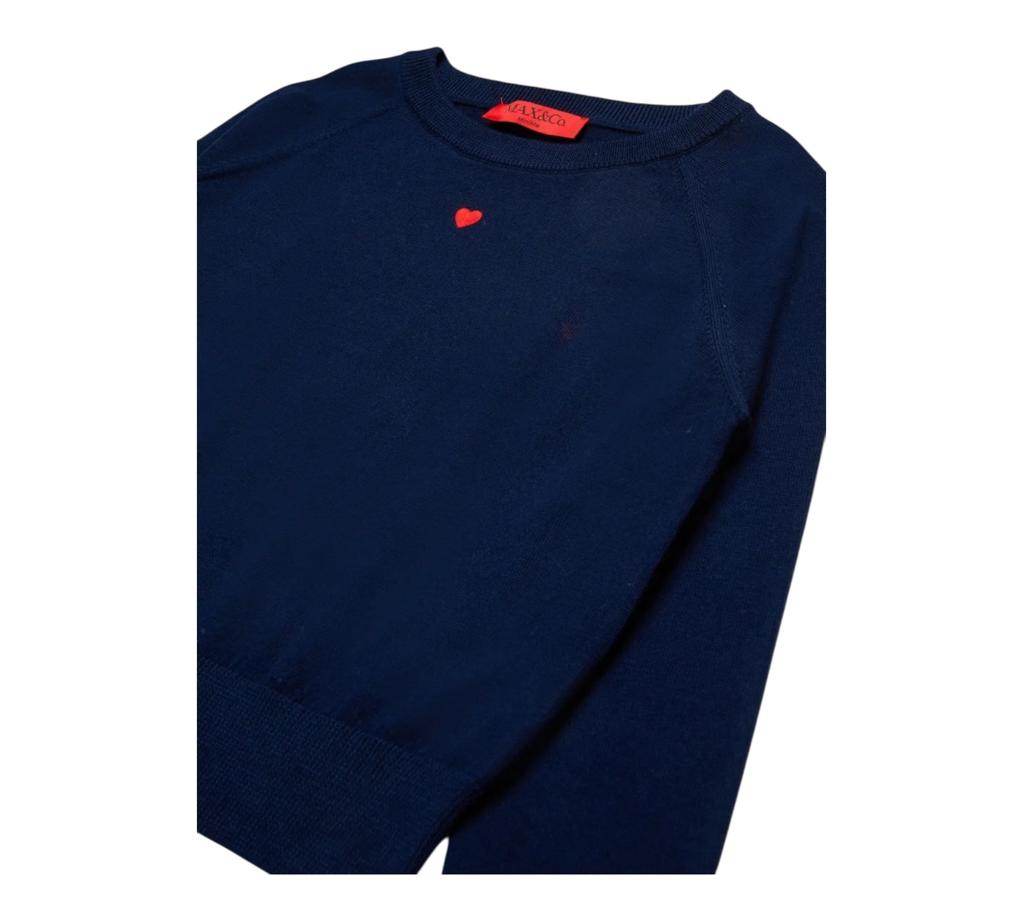 Max&Co. Maglia Girocollo Fantasia A Righe per Bambina MX0003X BLU MAX&Co. 