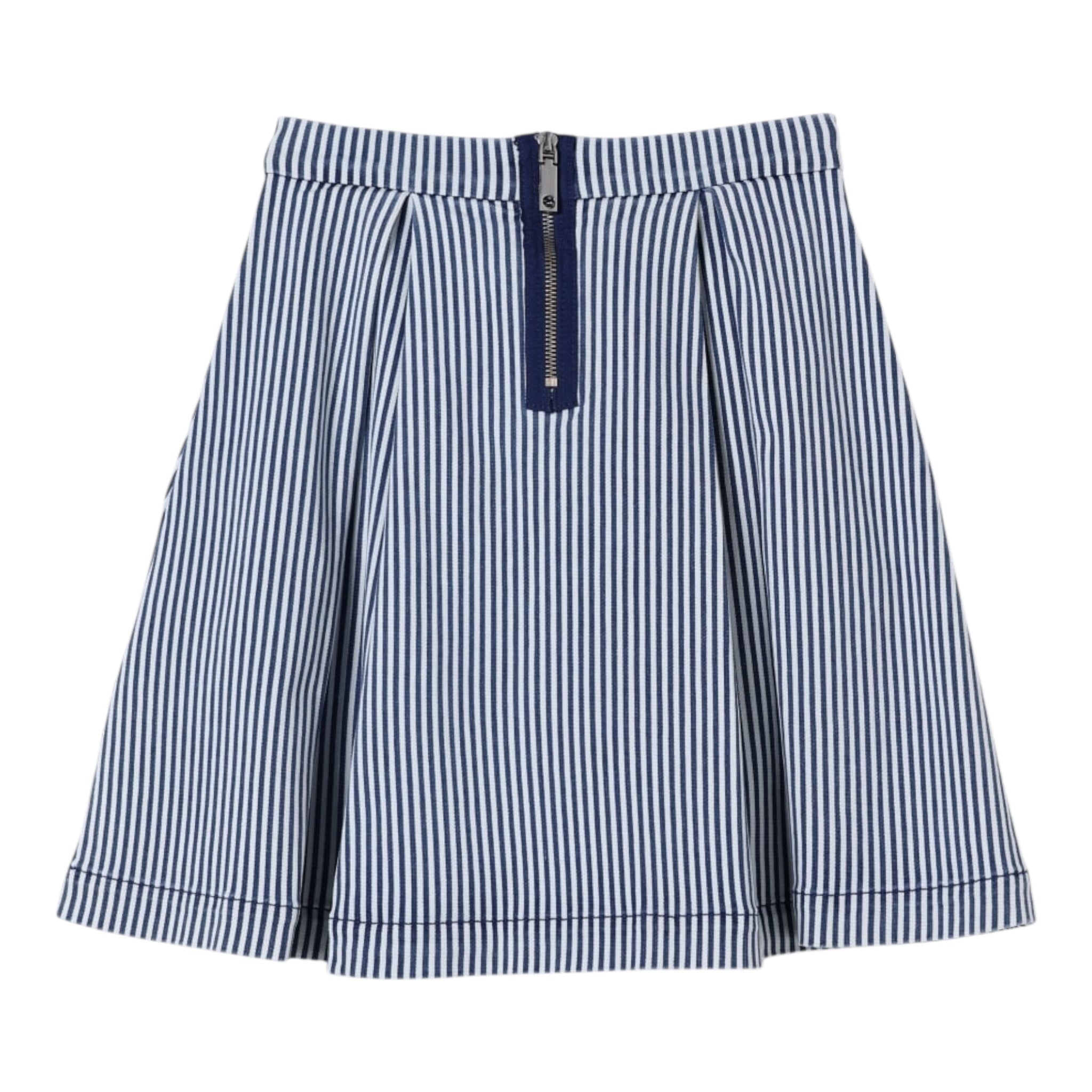 Max&Co. Gonna Bicolore con Fantasia A Righe per Bambina MX0114 BIANCO/AZZURRO MAX&Co. 