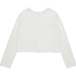 Max&Co. Maglia Girocollo Tinta Unita con Bottoni per Bambina MX0151 PANNA MAX&Co. 