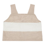 Max&Co. Top Bicolore Traforato per Bambina MX01822 BIANCO/BEIGE MAX&Co. 