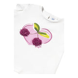 Mayoral T-Shirt Girocollo Tinta Unita con Stampa per Neonata 1042 BIANCO MAYORAL 