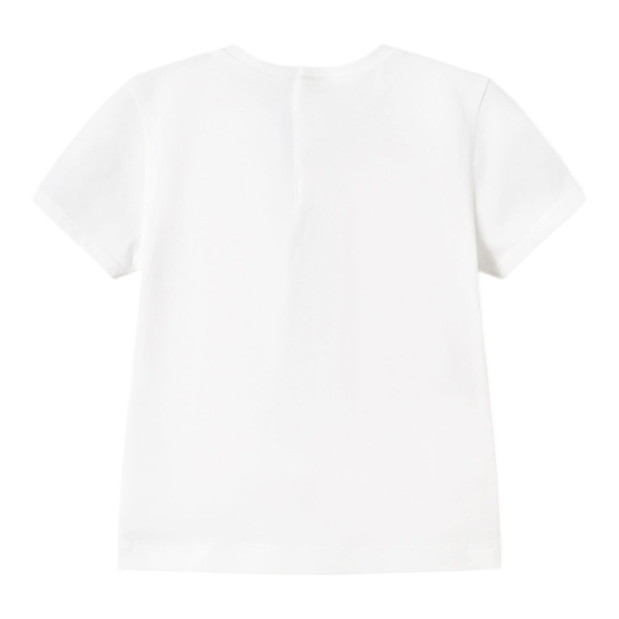 Mayoral T-Shirt Girocollo Tinta Unita con Stampa per Neonata 105N BIANCO MAYORAL 