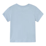 Mayoral T-Shirt Girocollo Tinta Unita con Stampa per Neonato 1065X AZZURRO MAYORAL 