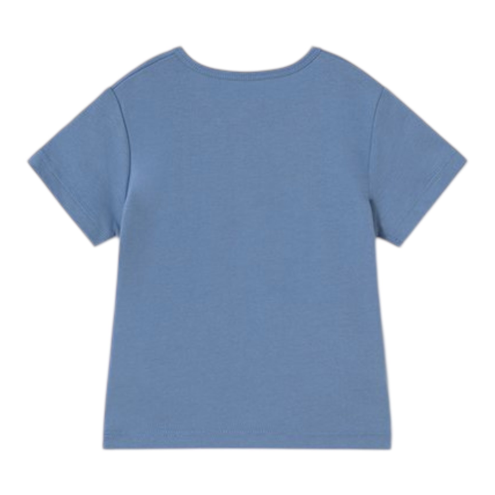 Mayoral T-Shirt Tinta Unita con Stampa per Bambino 11058J BLU MAYORAL 